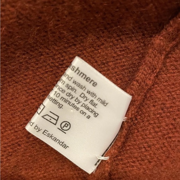 Eskandar Made in Scotland Thickest Softest Cashmere Open Cardigan Size 1 $2895 - Picture 12 of 15